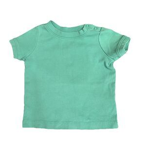 Hanna Andersson So Easy Rib Knit Tee in Lucky Green 2T Organic Cotton